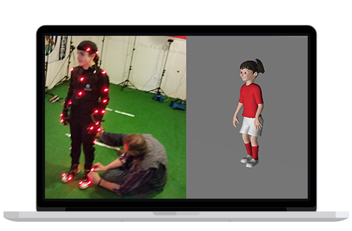 Image showing a MOTI Soccer Motion Capture technology